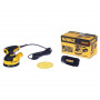 Шліфмашина ексцентрикова DeWALT, 280 Вт, 8000-12000 об/хв, 125 мм, амплітуда 2.6 мм, вага 1.28 кг