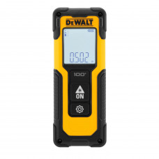 Далекомір лазерний DeWALT, 2 батареї типу ААА, макс. дальність 30 м, похибка +/- 3 мм на 10 м, вага 0.1 кг