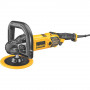 Полірувальна машина мережева DeWALT, 1250 Вт, 0-600 / 0-3500 об/хв, вага 3.0 кг