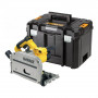 Пила дискова занурювальна ручна мережева DeWALT, 1300 Вт, діаметр диска 165 х 20 мм, 1750-4200 об/хв, вага 5.0 кг, валіза TSTAK