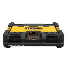 Зарядний пристрій - радіоприймач DeWALT AM/FM TOUGHSYSTEM, колонки 40 Вт, 2 саббуфера, вхід Aux 3.5 мм