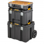 Ящик-візок TSTAK 2.0 DeWALT, 550 х 440 х 630 мм, збільшеної місткості з лотком