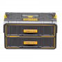 Ящик TOUGHSYSTEM 2.0 DeWALT, 555 х 320 х 320 мм, модуль на 2 ящики