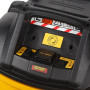 Пилосос мережевий промисловий DeWALT, 1400 Вт, довжина шланга 4.6 м, діаметр шлангу 32 мм, об'єм пилозбірника 30 л / з рідиною 17.5 л., вага 9.5 кг