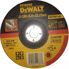 Круг шліфувальний DeWALT EXTREME, сталь/металеві труби й профілі/кольорові метали/зварювальні шви, 180 х 6.0 х 22.23 мм