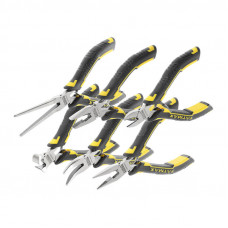 Набір міні плоскогубців і кусачків STANLEY "FatMax®", 6 предметів: міні плоскогубці, міні плоскогубці комбіновані, із загостреними губками, міні кусачки діагональні, міні кусачки торцеві, міні плоскогубці з подовжени