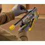 Степлер STANLEY "LIGHT DUTY/HEAVYDUTY/CABLE/BRADS TR75 FATMAX® 6 В 1" тип кріплення: скоби тип A, G, H: 6-14мм, скоба типу 7: 12-14 мм, цвяхи типу J: 15 мм, шпильки типу 9: 15 мм.