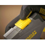 Степлер STANLEY "LIGHT DUTY/HEAVYDUTY/CABLE/BRADS TR75 FATMAX® 6 В 1" тип кріплення: скоби тип A, G, H: 6-14мм, скоба типу 7: 12-14 мм, цвяхи типу J: 15 мм, шпильки типу 9: 15 мм.
