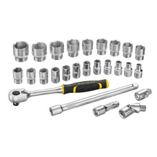 Набір торцевих головок 1/2 FATMAX® Maxi Drive, шестигранних, 26 предметів STANLEY