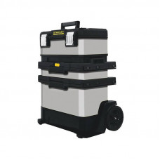 Ящик STANLEY "FatMax® Rolling Workshop", 568 x 893 x 389 мм, на колесах, металопластмасовий, сірий