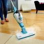 Щітка парова та пароочисників 9 в 1 BLACK+DECKER, 1300 Вт, резервуар з водою 500 мл, час нагрівання 15 сек, робочий цикл 10-20 хв, довжина кабелю 6 метрів, вага 2.7 кг