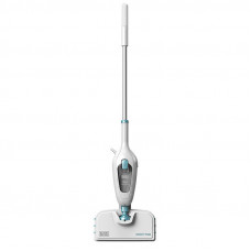 Щітка парова 10 в 1 BLACK+DECKER, Steam Mop 1300 Вт, резервуар з водою 380 мл, час нагріву 30 с, робочий цикл 11 хв