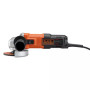 Шліфмашина кутова мережева BLACK+DECKER, 650 Вт, d = 115 мм, 11000 об/хв, вага 2 кг
