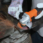 Шліфмашина кутова мережева BLACK+DECKER, 650 Вт, d = 115 мм, 11000 об/хв, вага 2 кг