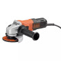 Шліфмашина кутова мережева BLACK+DECKER, 650 Вт, d = 115 мм, 11000 об/хв, вага 2 кг