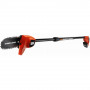 Висоторіз акумуляторний BLACK+DECKER з штангою, 18 В, 2 А/год, довжина шини 20 см, штанга довжиною від 150 до 244 см забезпечує досяжність гілок до 4,5 метрів, 1 акумулятор і зарядний пристрій, вага 4,85 кг