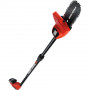 Висоторіз акумуляторний BLACK+DECKER з штангою, 18 В, 2 А/год, довжина шини 20 см, штанга довжиною від 150 до 244 см забезпечує досяжність гілок до 4,5 метрів, 1 акумулятор і зарядний пристрій, вага 4,85 кг