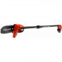 Висоторіз акумуляторний BLACK+DECKER з штангою, 18 В, 2 А/год, довжина шини 20 см, штанга довжиною від 150 до 244 см забезпечує досяжність гілок до 4,5 метрів, 1 акумулятор і зарядний пристрій, вага 4,85 кг