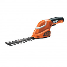 Міні-кущоріз акумуляторний BLACK+DECKER, 3.6 В, 1.3 А/год, довжина ножа 15 см, діаметр гілки 8 мм, 1 акумулятор і зарядний пристрій, вага 1.16 кг