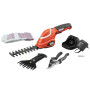 Кущоріз-ножиці акумуляторні (2 в 1) BLACK+DECKER, 7.2 В, 1.2 А/год, довжина ножа 15 см, діаметр гілок 8 мм, 1 акумулятор і зарядний пристрій, вага 0.65 кг