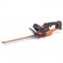 Кущоріз акумуляторний BLACK+DECKER, 18 В, 2 А/год, довжина ножа 45 см, діаметр гілок 18 мм, 1 акумулятор і зарядний пристрій, вага 2.9 кг