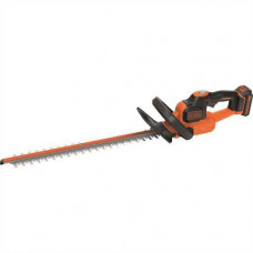 Кущоріз акумуляторний BLACK+DECKER, 18 В, 2 А/год, довжина ножа 50 см, діаметр гілок 18 мм, 1 акумулятор і зарядний пристрій, вага 2.9 кг