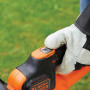 Кущоріз акумуляторний BLACK+DECKER, 18 В, 2 А/год, довжина ножа 50 см, діаметр гілок 18 мм, 1 акумулятор і зарядний пристрій, вага 2.9 кг
