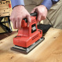 Шліфмашина вібраційна BLACK+DECKER, 310 Вт, 6000-10000 об/хв, 115 х 230 мм, амплітуда 2 мм, вага 4.2 кг, валіза