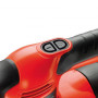 Шліфмашина вібраційна BLACK+DECKER, 240 Вт, 7000-15000 об/хв, 91 х 189 мм, амплітуда 2 мм, вага 2.52 кг, валіза