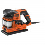 Шліфмашина вібраційна BLACK+DECKER DuoSand, 270 Вт, 5000-13000 об/хв, розмір паперу 115 х 230 мм, вага 1.9 кг