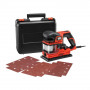 Шліфмашина вібраційна BLACK+DECKER DuoSand, 270 Вт, 5000-13000 об/хв, розмір паперу 115 х 230 мм, вага 1.9 кг