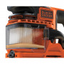 Шліфмашина вібраційна BLACK+DECKER DuoSand, 270 Вт, 5000-13000 об/хв, розмір паперу 115 х 230 мм, вага 1.9 кг