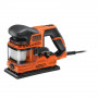 Шліфмашина вібраційна BLACK+DECKER DuoSand, 270 Вт, 5000-13000 об/хв, розмір паперу 115 х 230 мм, валіза, вага 3 кг