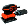Шліфмашина вібраційна BLACK+DECKER 220 Вт, 16000 об/хв, підошва 113.5 х 109 мм, вага 1.5 кг