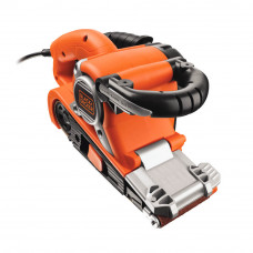 Шліфмашина стрічкова  BLACK+DECKER, 720 Вт, розмір стрічки 75 х 533 мм, швидкість стрічки 250 м/хв, розмір підошви 75 х 195 мм, пилозбірник, вага 3.5 кг