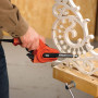 Напилок електричний BLACK+DECKER 350 Вт, розмір стрічки 451 х 13 мм, швидкість стрічки 900-1600 м/хв, розмір підошви 130 х 13 мм, вага 1.2 кг