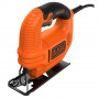 Пила лобзикова мережева BLACK+DECKER, 400 Вт, 3000 ход/хв, максимальна глибина пропилу (дерево) - 65 мм, вага 1.3 кг