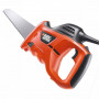 Пила шабельна мережева BLACK+DECKER, 400 Вт, 0-4500 ход/хв, величина ходу 10 мм, вага 1.9 кг