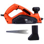 Рубанок мережевий BLACK+DECKER, 650 Вт, ширина стругання 82 мм, вага 3.0 кг, перехідник