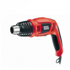Пістолет гарячого повітря мережевий BLACK+DECKER, 1600 Вт, температура 140-560 °C, вага 0.75 кг