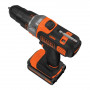 Акумуляторний багатофункціональний інструмент BLACK+DECKER, безударний, 18 В, 1.5 А/год, 20.9 Нм, 800 об/хв, патрон 10 мм швидкозатискний, кількість швидкостей - 1, вага 1.46 кг, 2 акумулятора, валіза