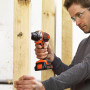Акумуляторний багатофункціональний інструмент BLACK+DECKER, безударний, 18 В, 1.5 А/год, 20.9 Нм, 800 об/хв, патрон 10 мм швидкозатискний, кількість швидкостей - 1, вага 1.46 кг, 2 акумулятора, валіза