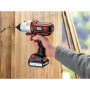 Насадка Multievo, ударна дриль-шуруповерт Black+Decker c набором свердел, біт, гайкових насадок.