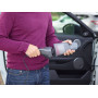 Пилосос автомобільний BLACK+DECKER, 12 В (автомережа), повітряна потужність 8.5 аВт,потужність всмоктування 237 мм/Н2О,повітряний потік 687 л/хв, ємність пилозбірника 310 мл, довжина кабелю 5 м, вага 0.6 кг