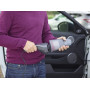 Пилосос автомобільний BLACK+DECKER, 12 В (автомережа),повітряна потужність 8.5 аВт, потужність всмоктування 237 мм/Н2О, повітряний потік 687 л/хв, ємність пилозбірника 310 мл, довжина кабелю 5 м, вага 0.6 кг