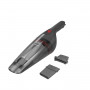 Пилосос автомобільний BLACK+DECKER, 12 В (автомережа),повітряна потужність 8.5 аВт, потужність всмоктування 237 мм/Н2О, повітряний потік 687 л/хв, ємність пилозбірника 310 мл, довжина кабелю 5 м, вага 0.6 кг