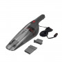Пилосос автомобільний BLACK+DECKER, 12 В (автомережа),повітряна потужність 8.5 аВт, потужність всмоктування 237 мм/Н2О, повітряний потік 687 л/хв, ємність пилозбірника 310 мл, довжина кабелю 5 м, вага 0.6 кг