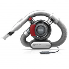 Пилосос автомобільний BLACK+DECKER 12 В (автомережа), повітряна потужність 12,5 аВт, повітряний потік 1060 л/хв, сила всмоктування 400 мм водяного стовпця, ємність пилозбірника 440 мл, довжина кабелю 5 м, вага 1.5 кг