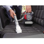 Пилосос автомобільний BLACK+DECKER 12 В (автомережа), повітряна потужність 12,5 аВт, повітряний потік 1060 л/хв, сила всмоктування 400 мм водяного стовпця, ємність пилозбірника 440 мл, довжина кабелю 5 м, вага 1.5 кг