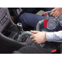 Пилосос автомобільний BLACK+DECKER 12 В (автомережа), повітряна потужність 12,5 аВт, повітряний потік 1060 л/хв, сила всмоктування 400 мм водяного стовпця, ємність пилозбірника 440 мл, довжина кабелю 5 м, вага 1.5 кг